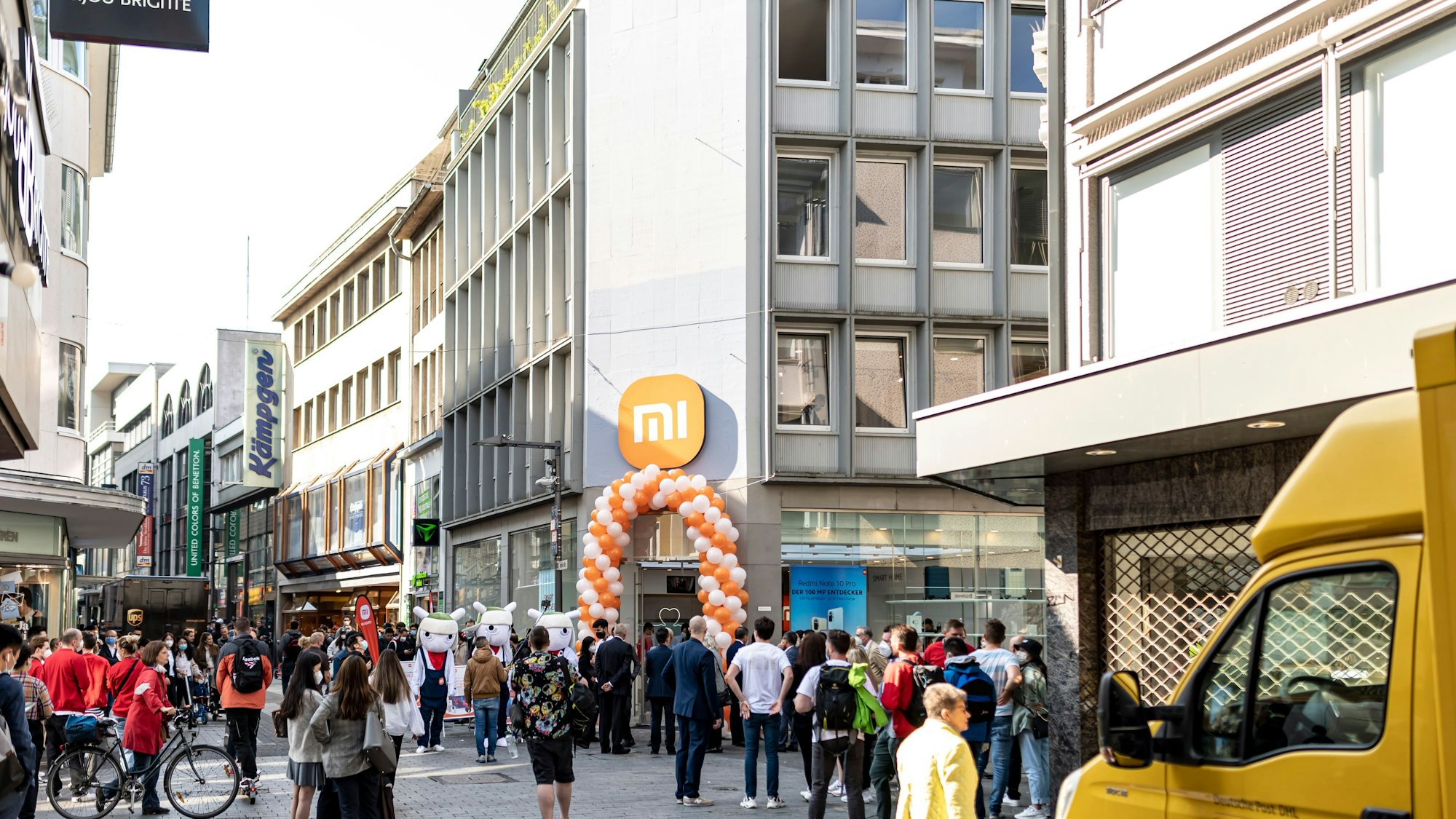 Im September 2021 eröffnete der Xiaomi-Store an der Hohe Straße.