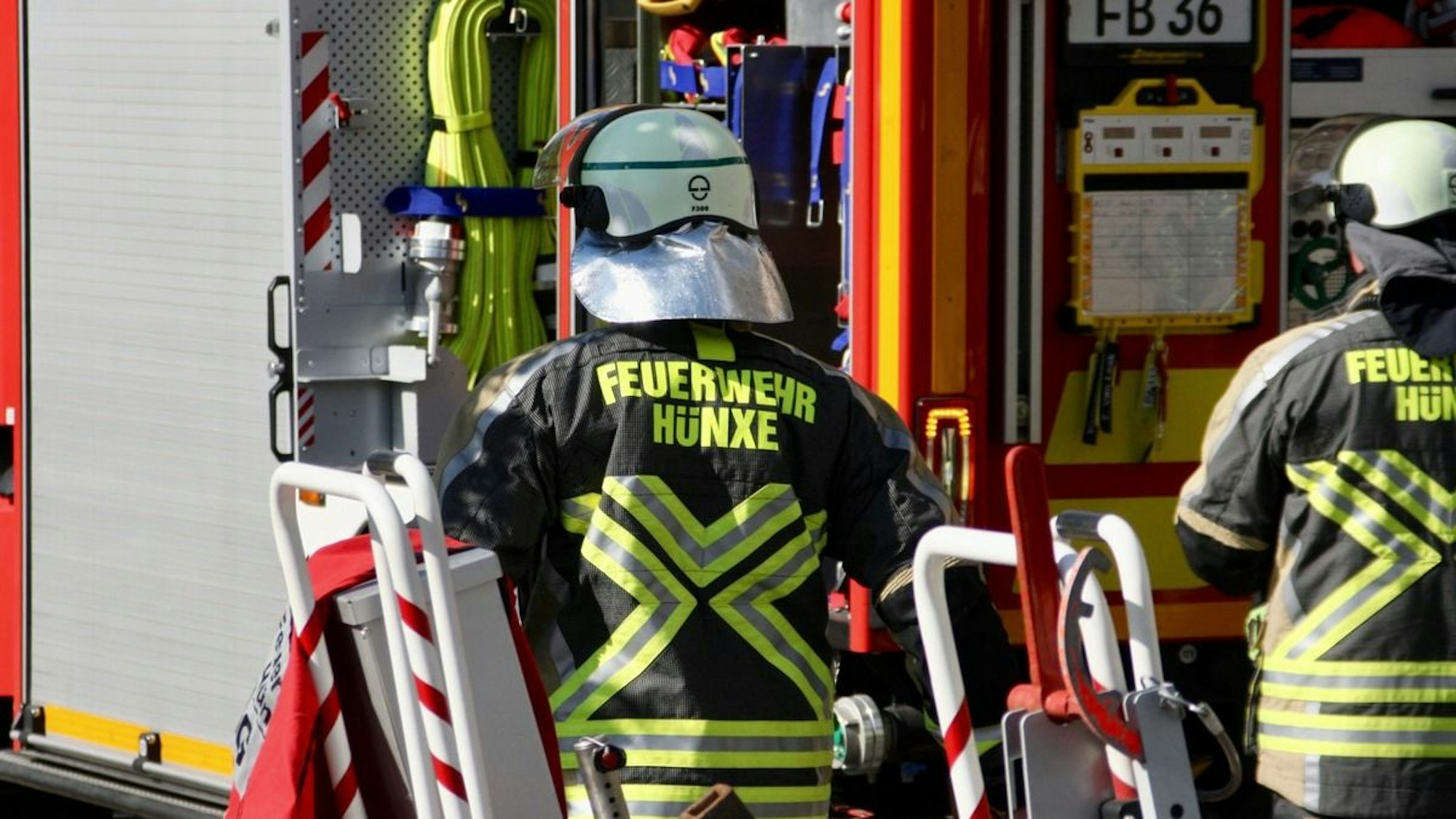 FW Hünxe: Gemeldeter Kaminbrand