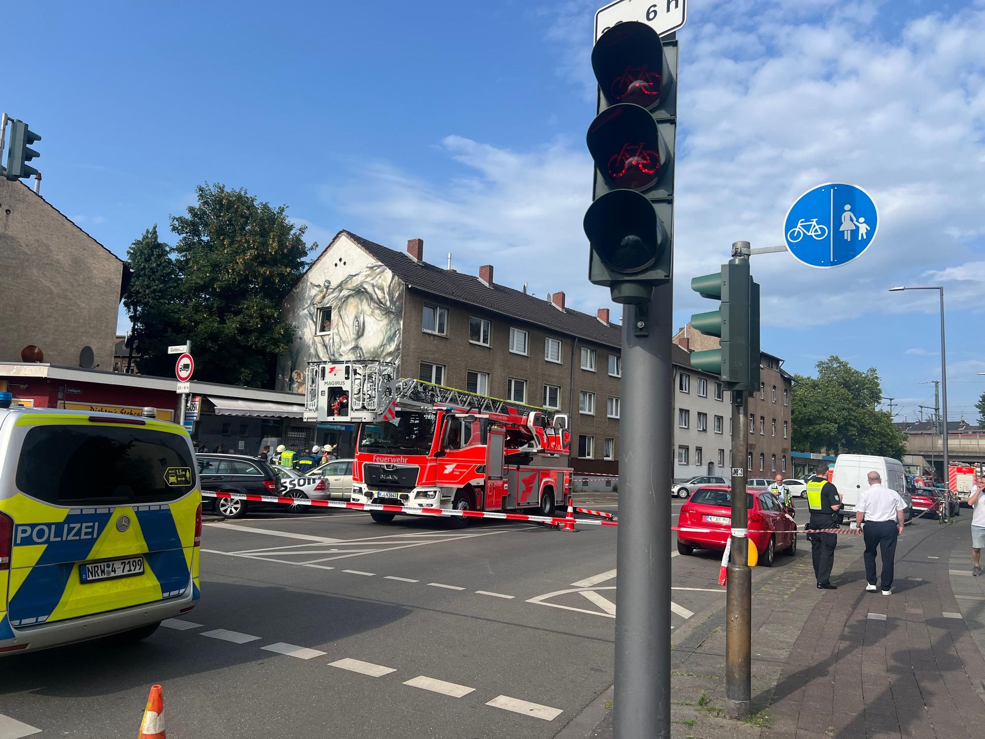 Feuerwehr-Einsatz in der Liebigstraße