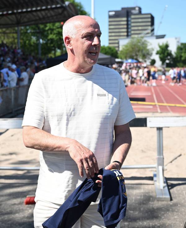 Mario Basler beim Fußballtag der Legenden.