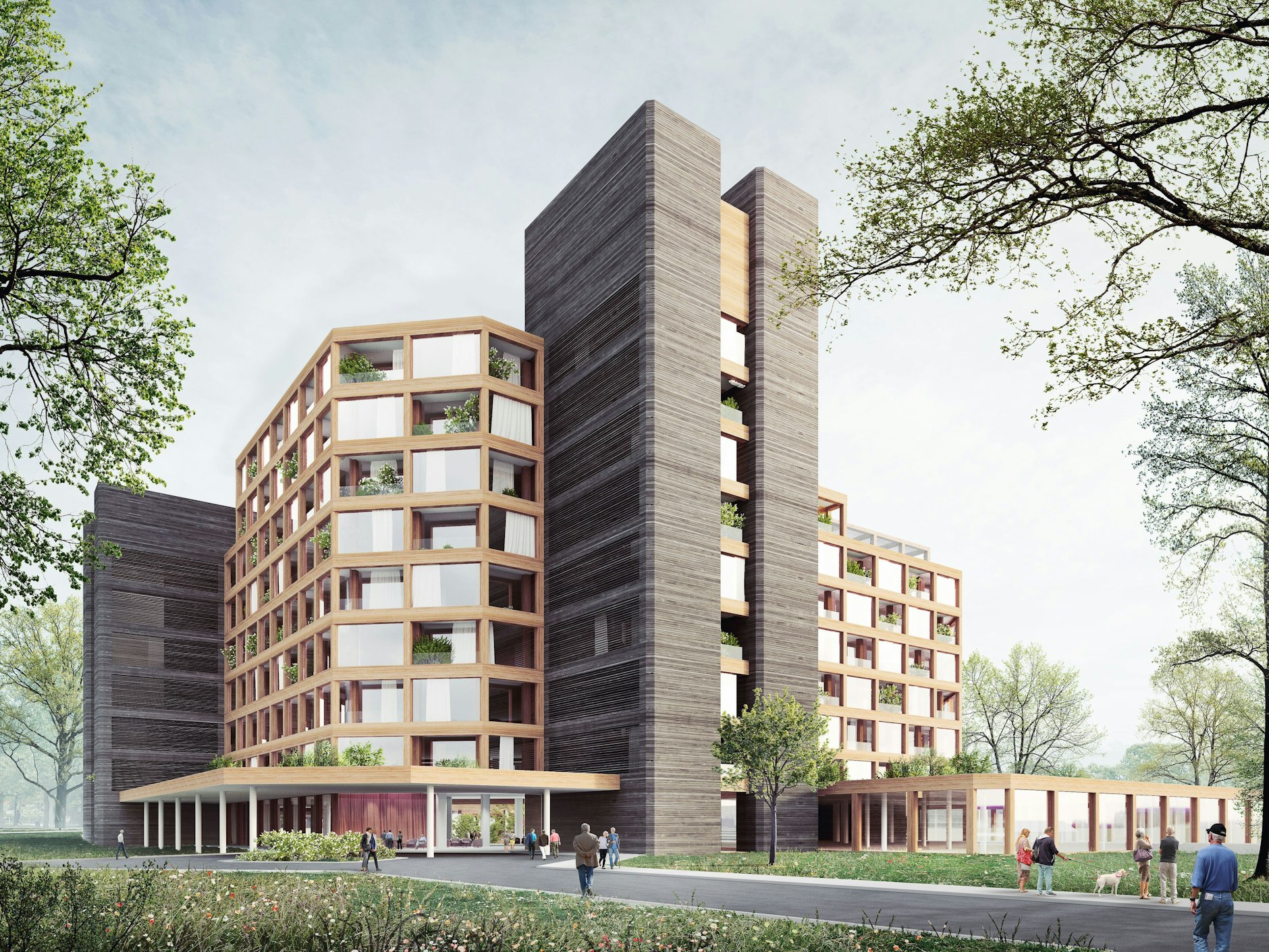 So sollte das neue Wohnquartier in Lindenthal aussehen. Doch aus den Plänen für 400 Wohnungen wird nichts.