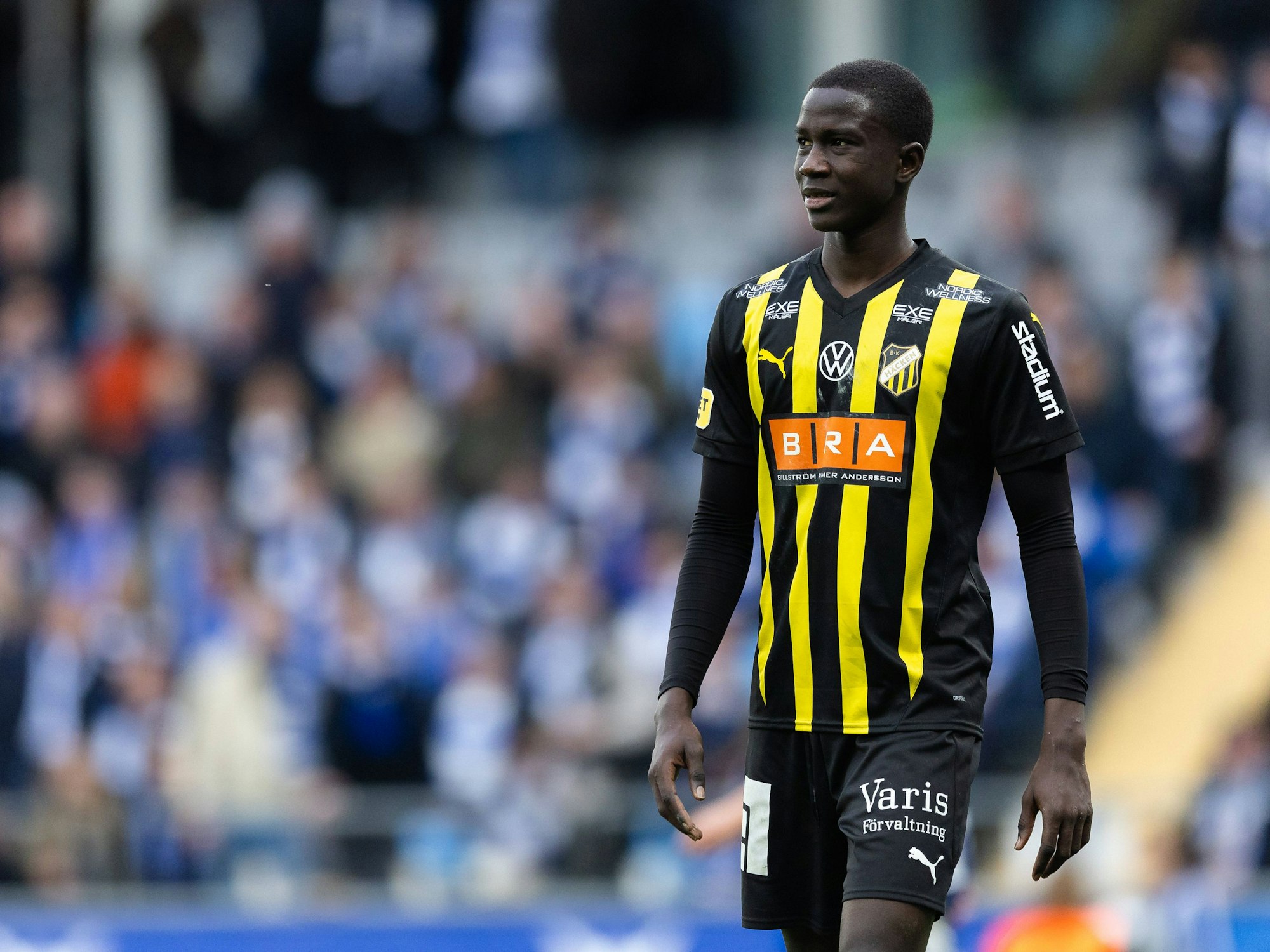 Abdoulaye Faye für den schwedischen Verein BK Häcken.