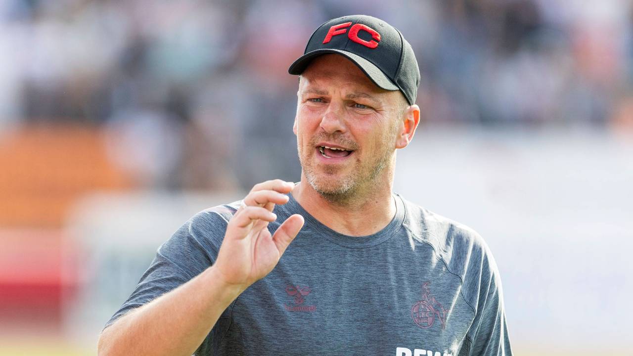 Lukas Kwasniok beim Testspiel gegen Fortuna Köln.