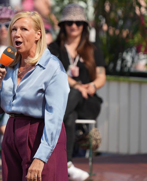 Andrea Kiewel im ZDF Fernsehgarten