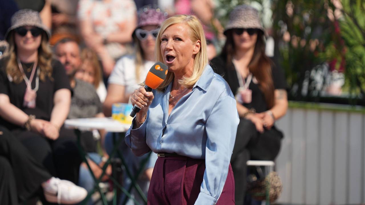 Andrea Kiewel im ZDF Fernsehgarten