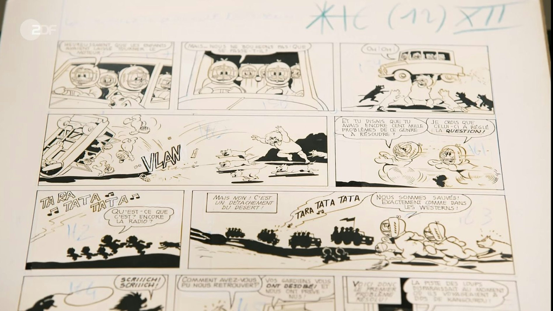 Wieder Papier, wieder spannend: Ein Donald-Duck-Comic wurde auf 400 bis 500 Euro geschätzt. (Bild: ZDF)