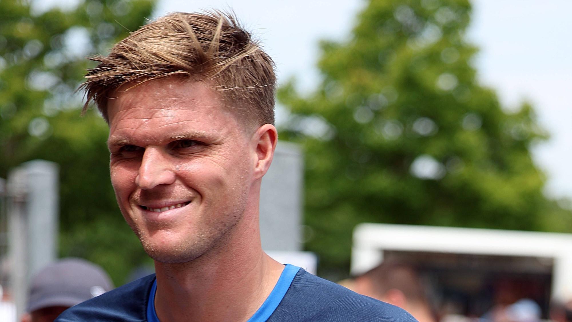 Marius Bülter bei einem Training der TSG Hoffenheim.