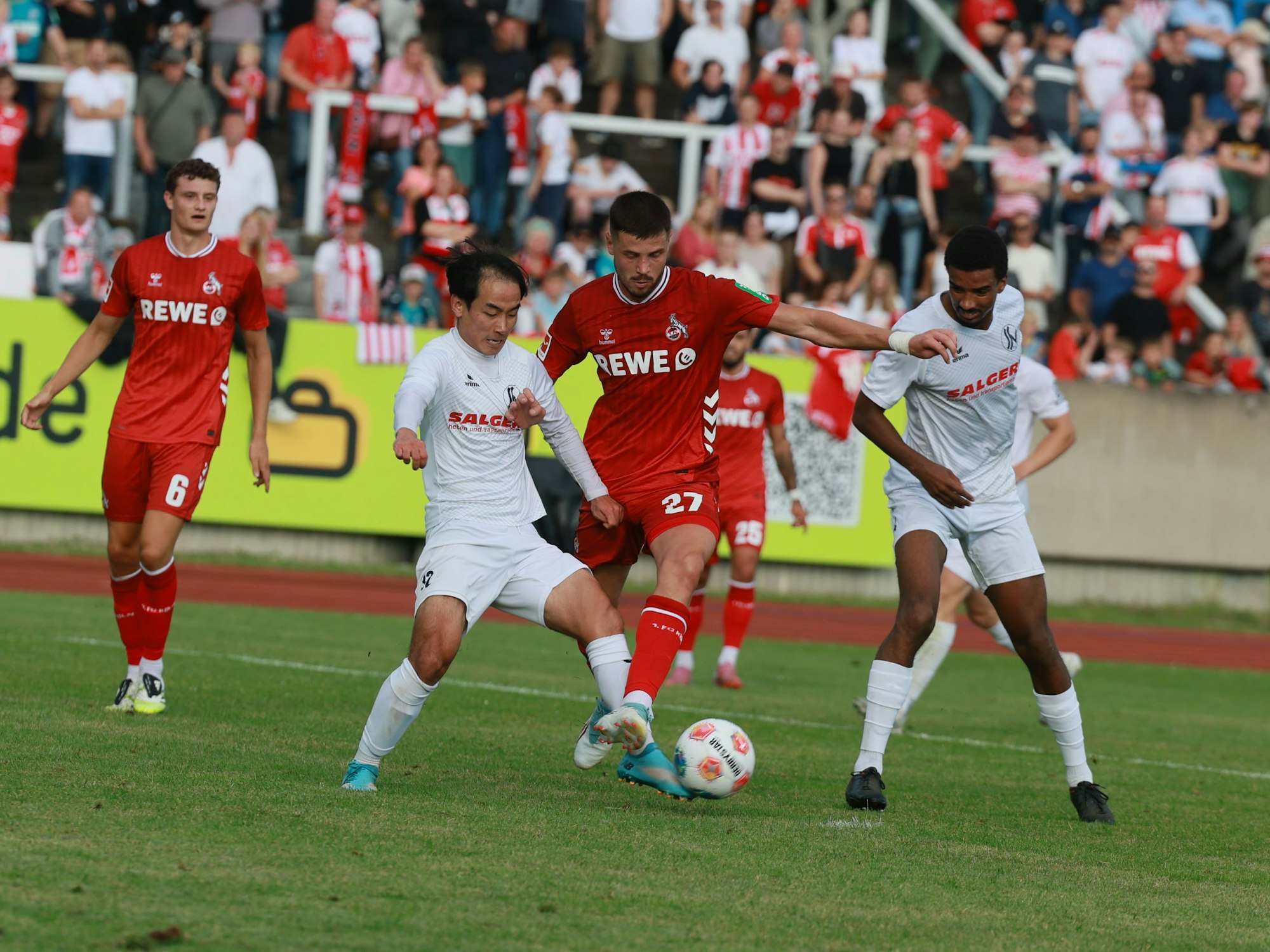FC-Stürmer Imad Rondic am Mittwoch (30. Juli 2025) gegen den Siegburger SV.