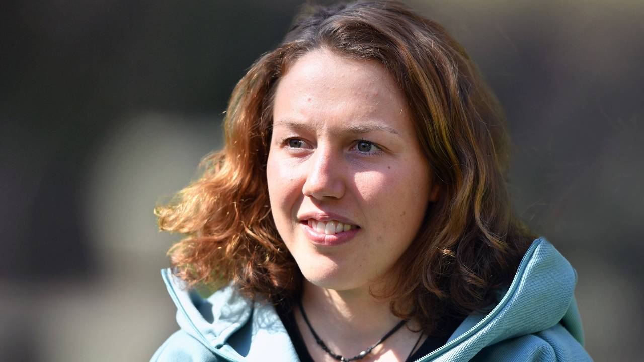 Laura Dahlmeier bei einem Biathlon-Weltcup.