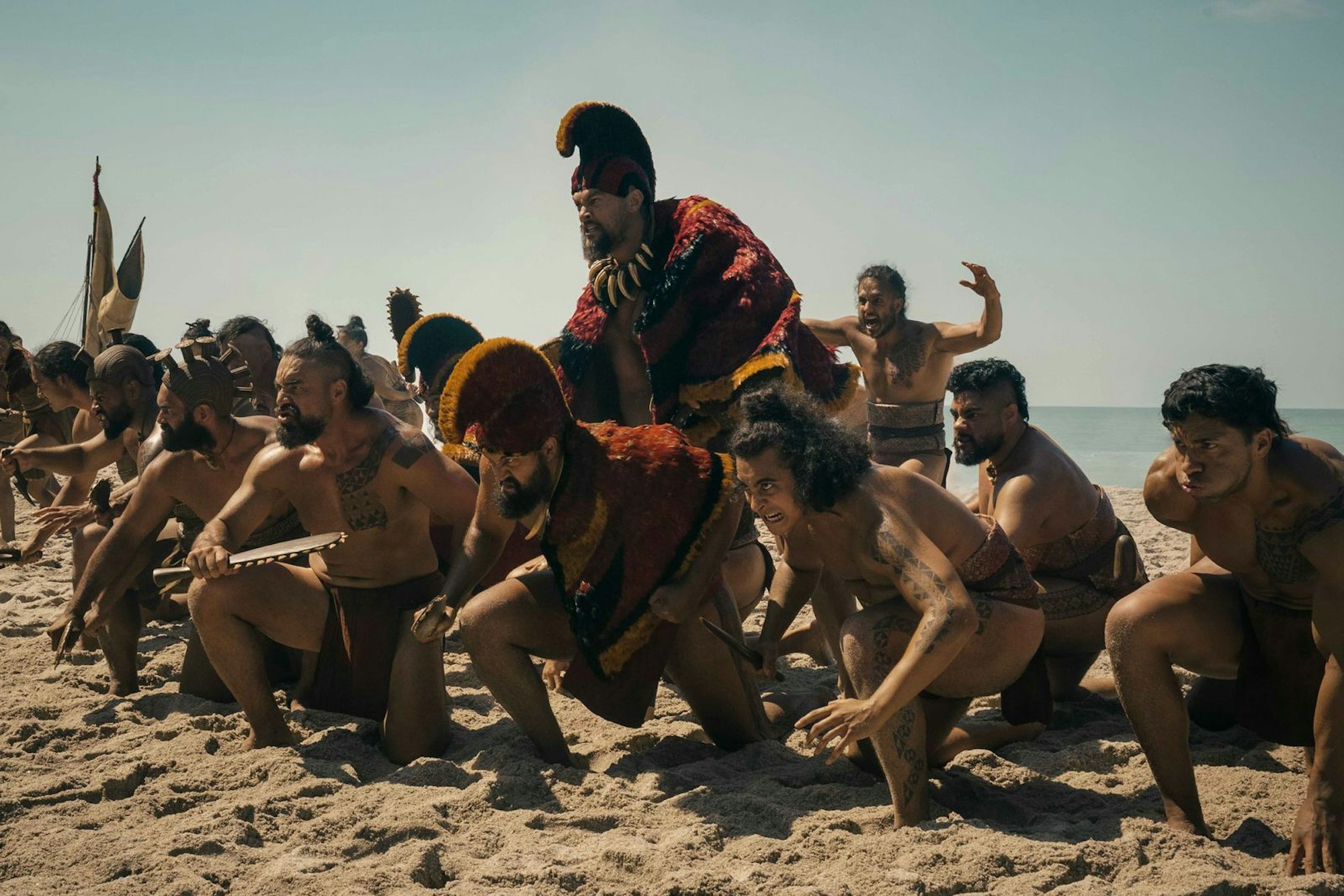 Die Serie „Chief of War“ folgt dem Krieger Ka'iana (Jason Momoa), der versucht, die Inseln Hawaiis vor der westlichen Kolonisierung im späten 18. Jahrhundert zu vereinen. (Bild: Apple TV+)