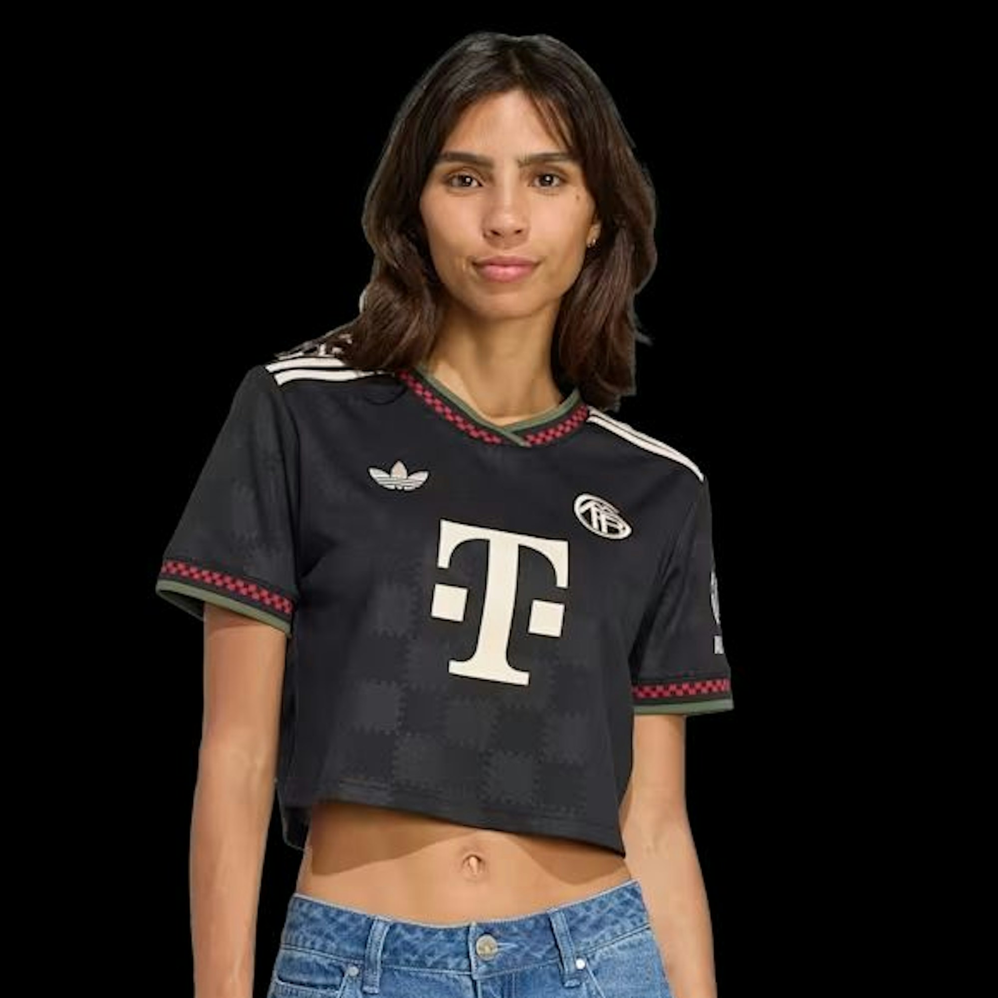 Das neue Bayern-Trikot in einer Bauchfrei-Version.