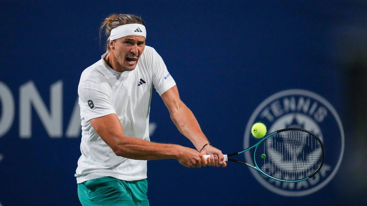 Alexander Zverev beim ATP-Turnier in Toronto.