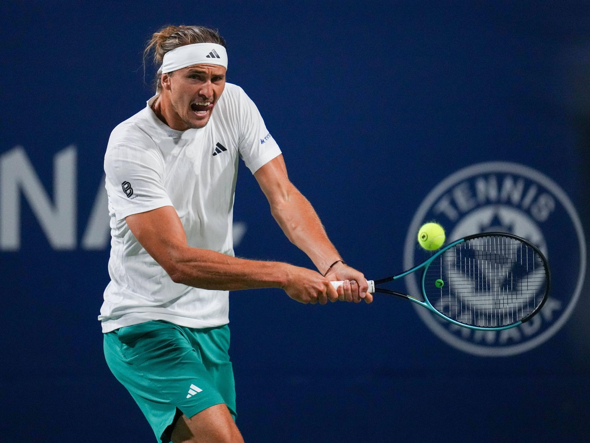 Alexander Zverev beim ATP-Turnier in Toronto.