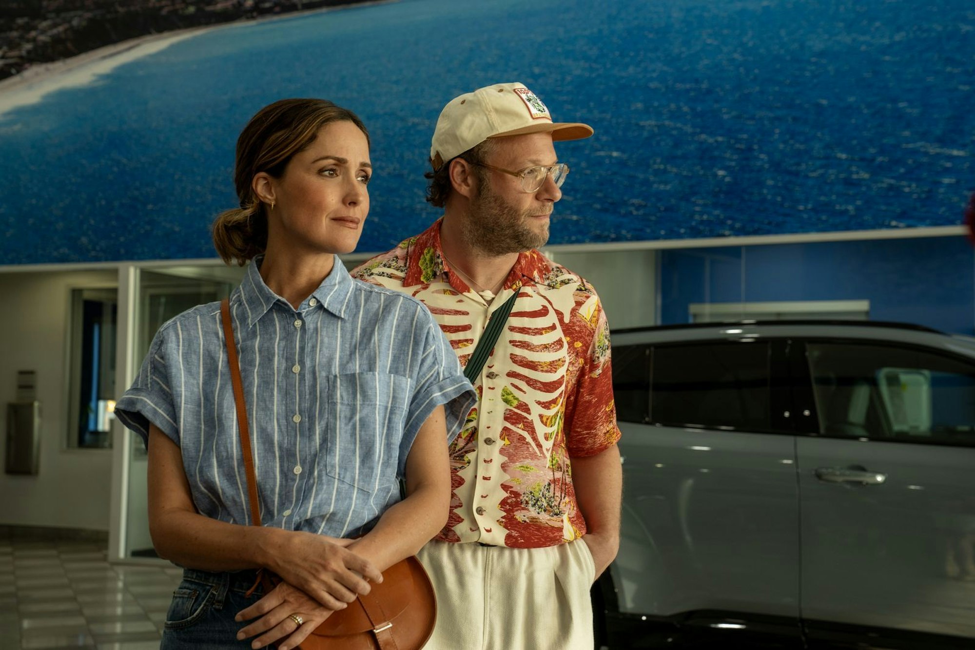 Rose Byrne und Seth Rogen zelebrieren als beste Freunde Sylvia und Will das Midlife-Chaos und trauern auch in Staffel zwei ihrer Jugend nach (Bild: Apple TV+)