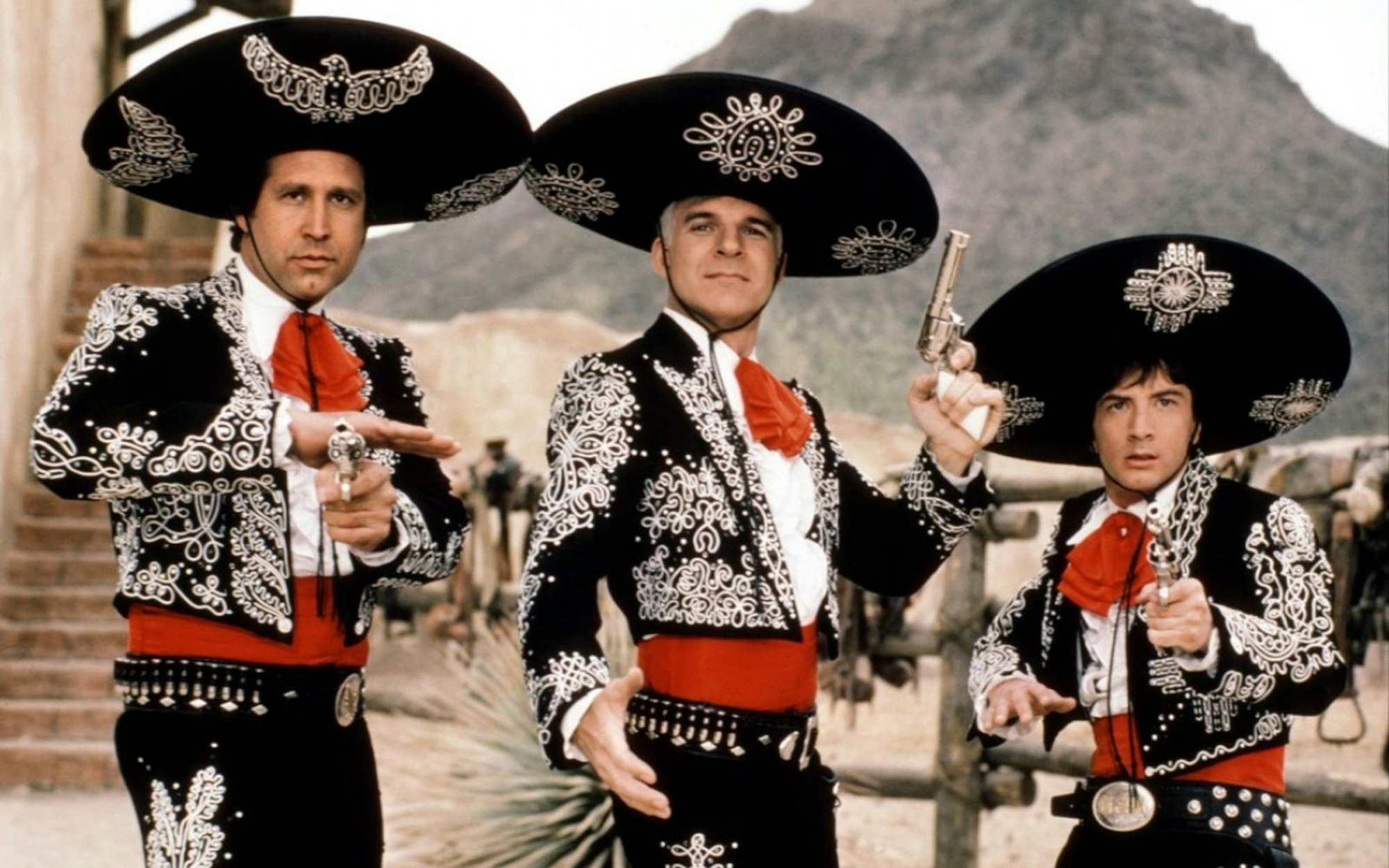 ... „Drei Amigos“ (1986) mit (von links nach rechts) Chevy Chase, Steve Martin und Martin Short ... (Bild: Koch Media)
