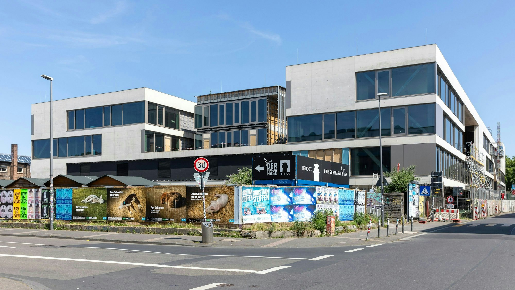 Der Neubau der Heliosschule in Ehrenfeld.