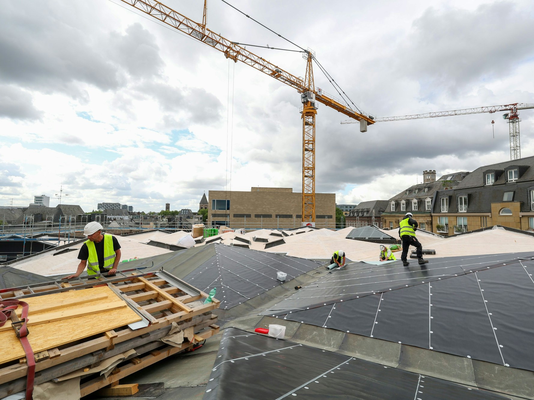 Die Baustelle, an der das „Museum im Quartier“ entstehen soll.