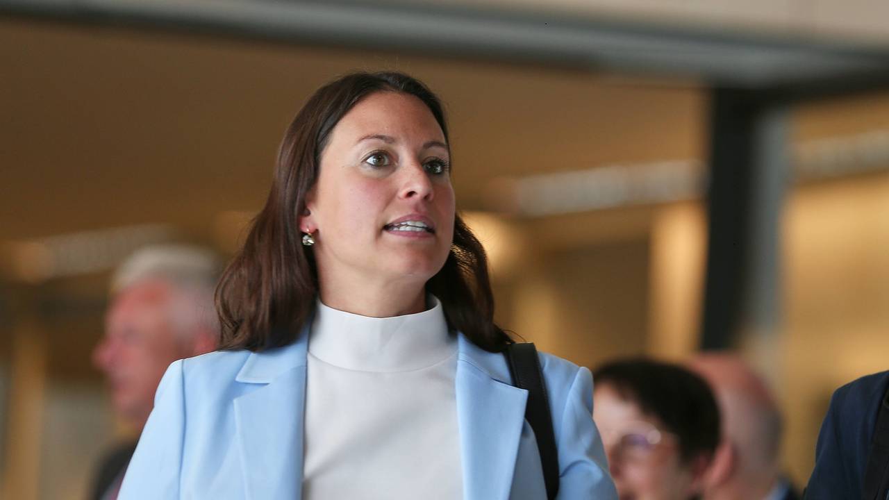 Caroline Bosbach im Mai 2025 im Bundestag.