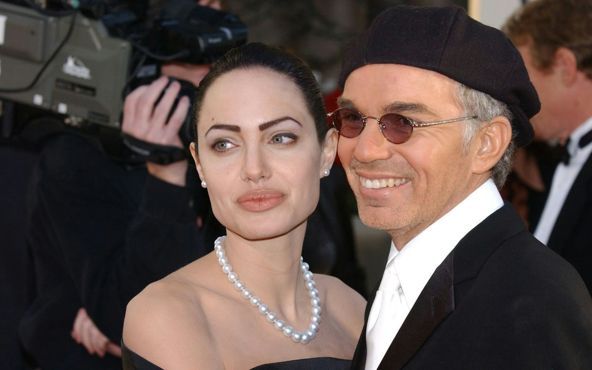Ein wildes Paar, das für Aufmerksamkeit sorgte: Von 2000 bis 2003 war Billy Bob Thornton mit Angelina Jolie verheiratet. (Bild: Vince Bucci/Getty Images)