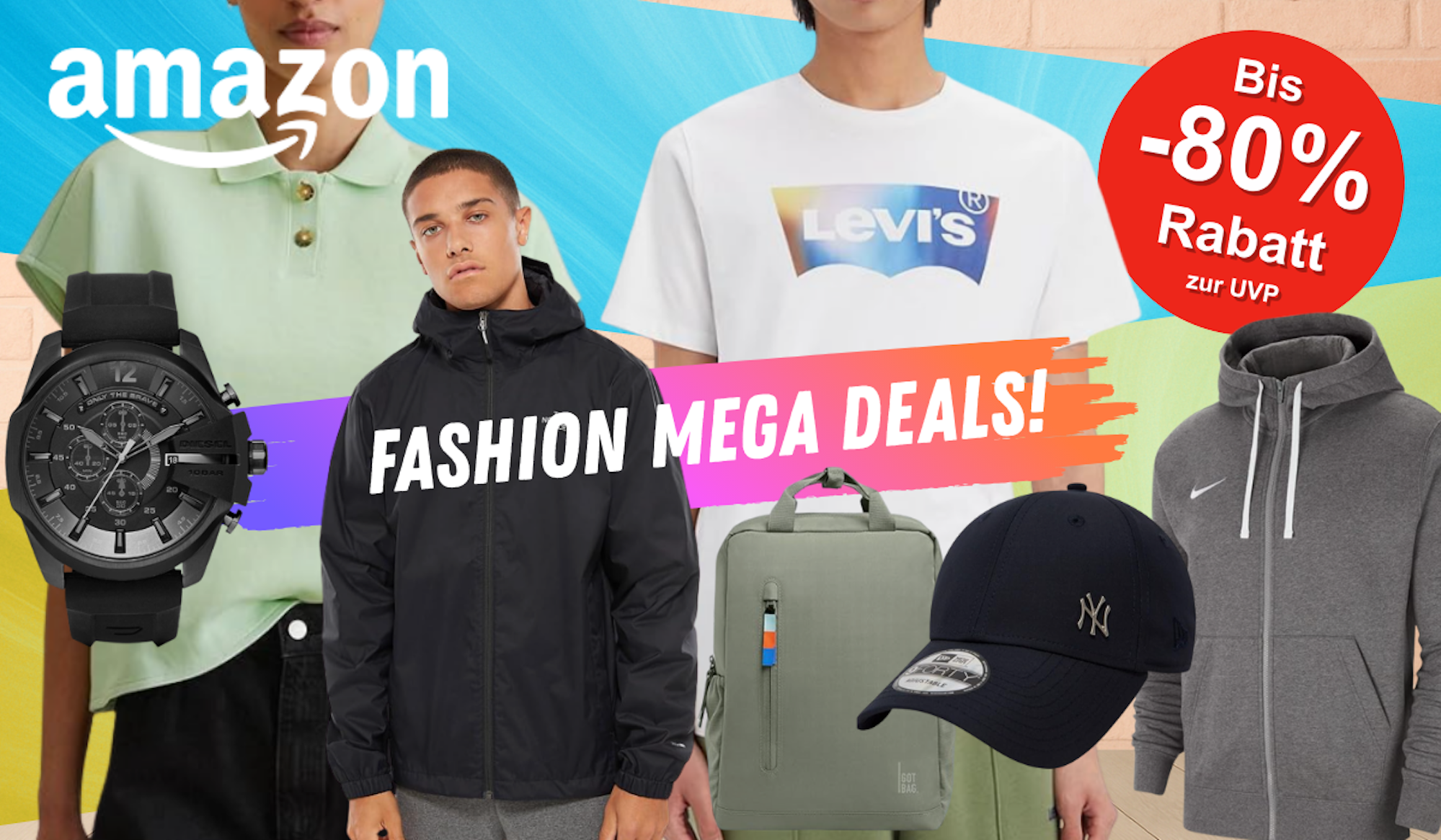 Auf dem Bild sind Fashion Styles diverser Marken zu sehen.