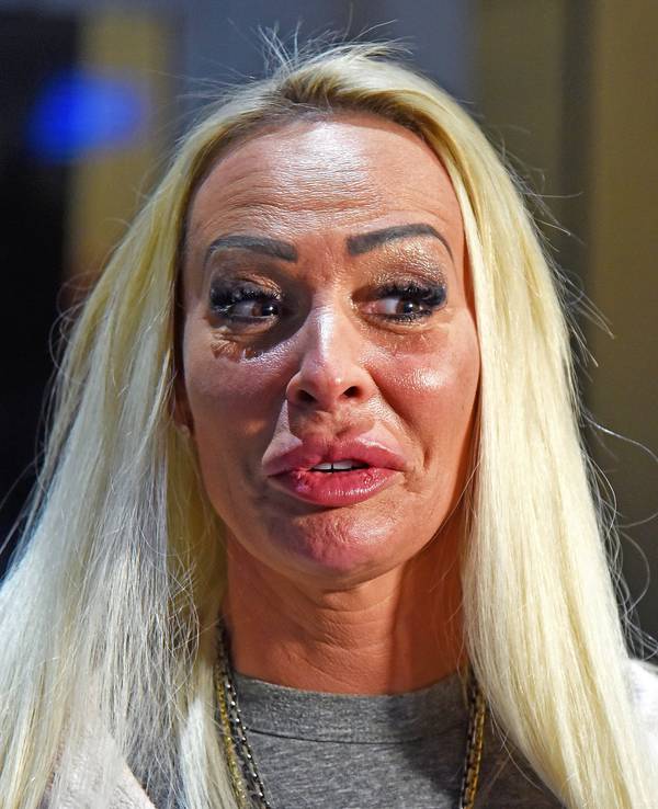 Cora Schumacher posiert.