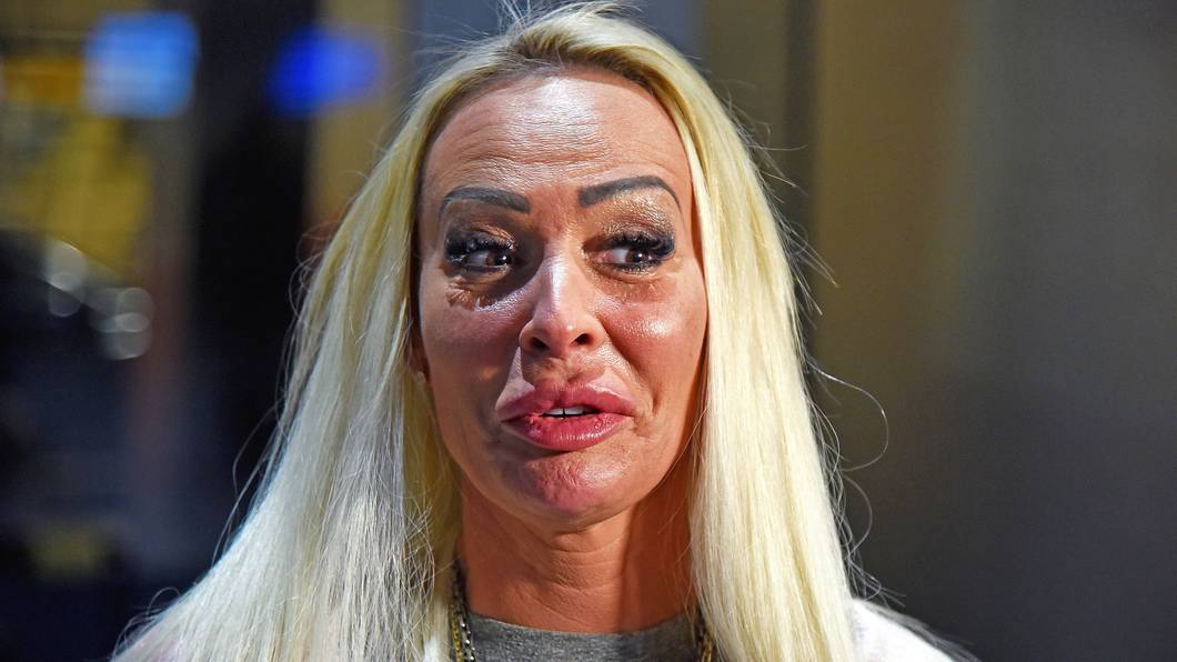 Cora Schumacher posiert.