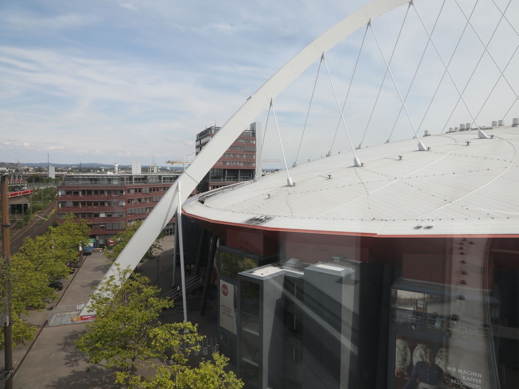 Blick auf die Kölner Lanxess-Arena.