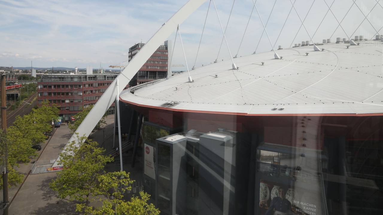 Blick auf die Kölner Lanxess-Arena.