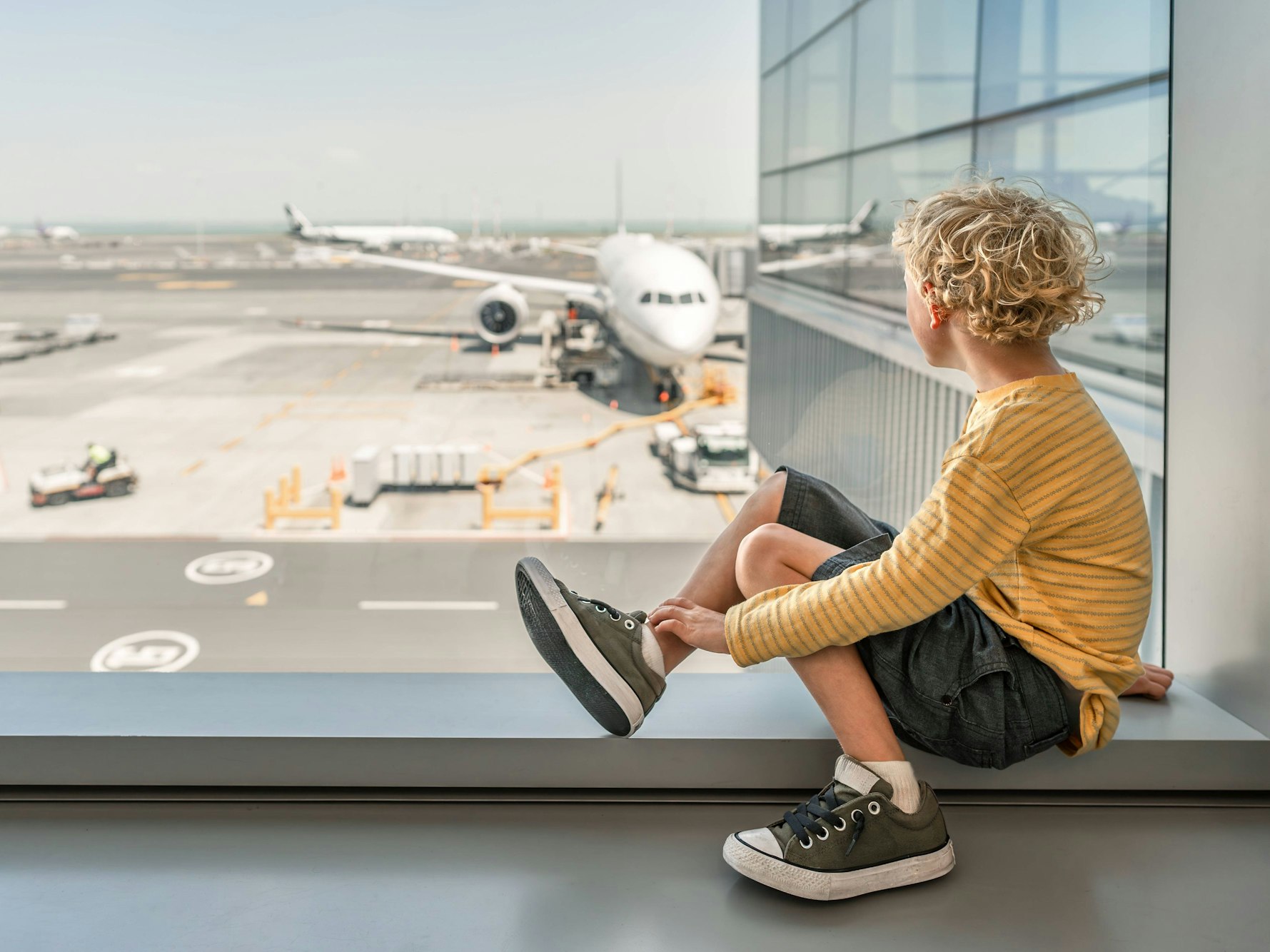 Ein Zehnjähriger muss wegen eines abgelaufenen Passes alleine im Terminal zurückbleiben. (Symbolfoto)