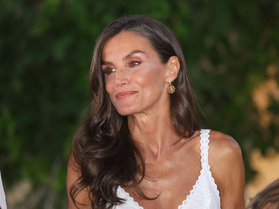 Königin Letizia von Spanien während eines Empfangs im Marivent-Palast.