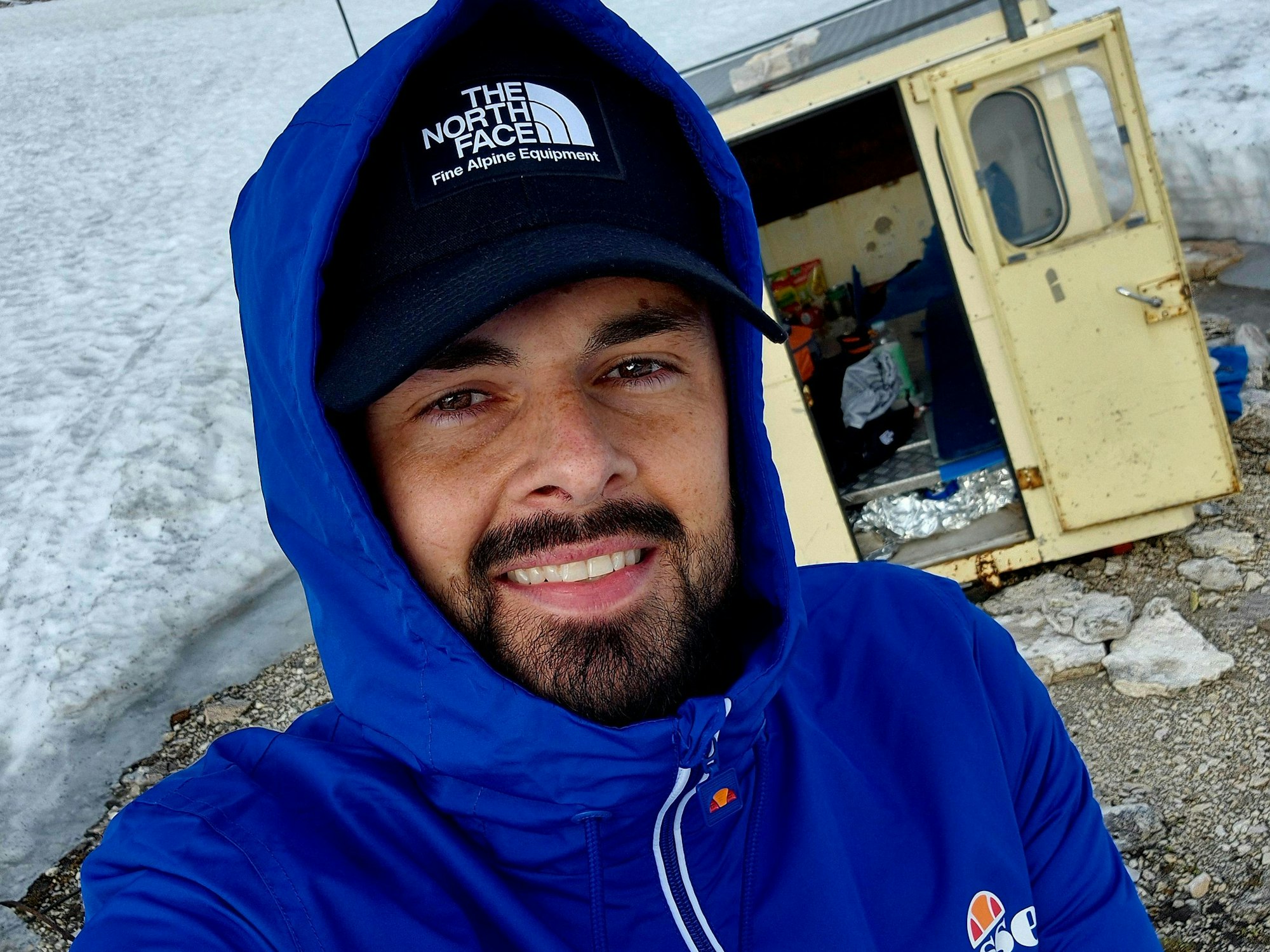 FC-Fan André Gijbels verewigte in den Alpen seine Liebe zum 1. FC Köln.
