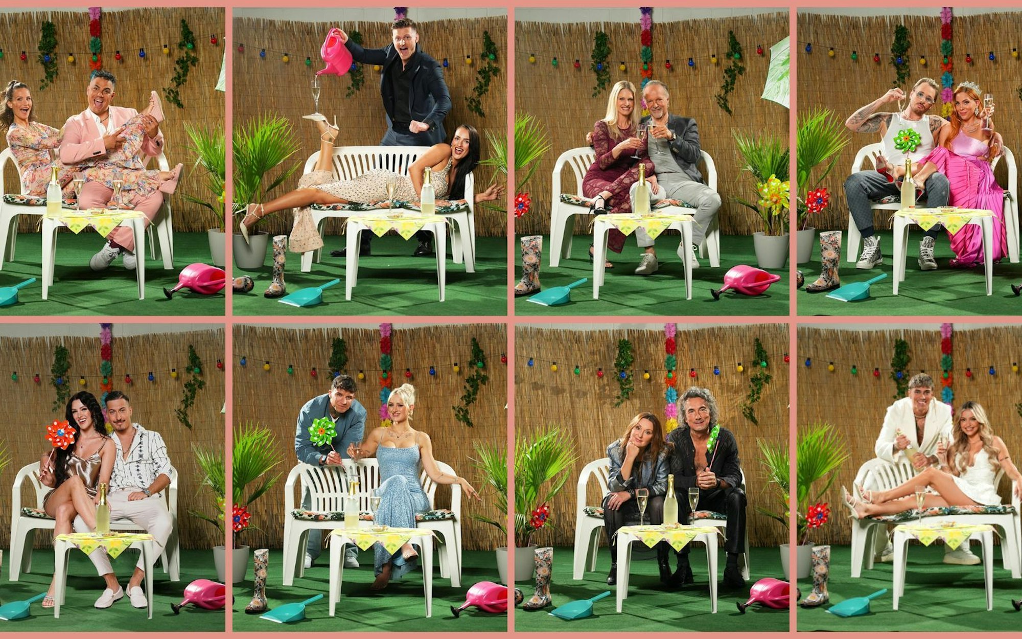 Nun ist es offiziell: RTL hat bekannt gegeben, welche Paare zum Cast der zehnten „Sommerhaus der Stars“-Staffel gehören. (Bild: RTL / Stefan Gregorowius)