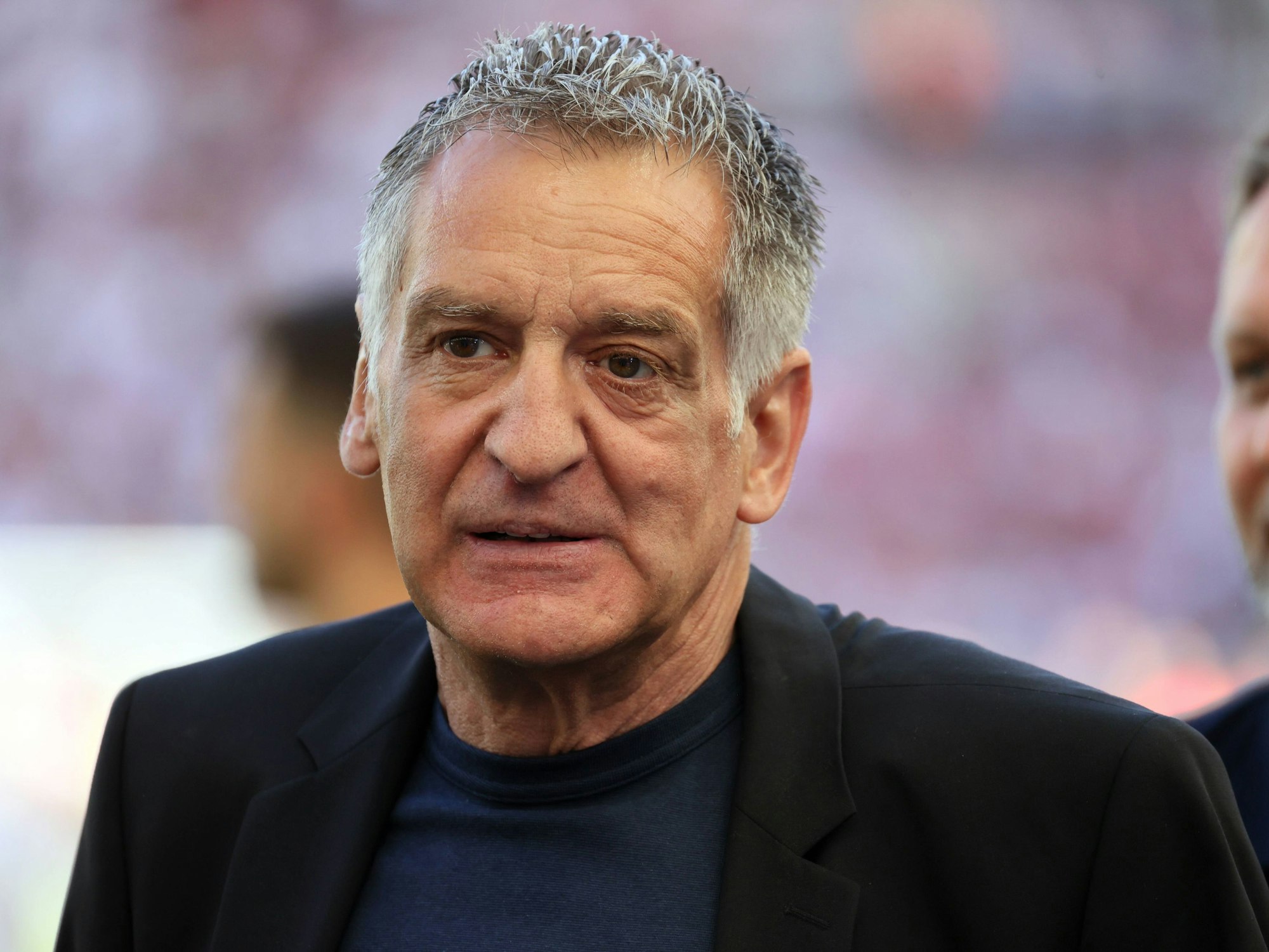 Eike Immel als Gast im Stadion.