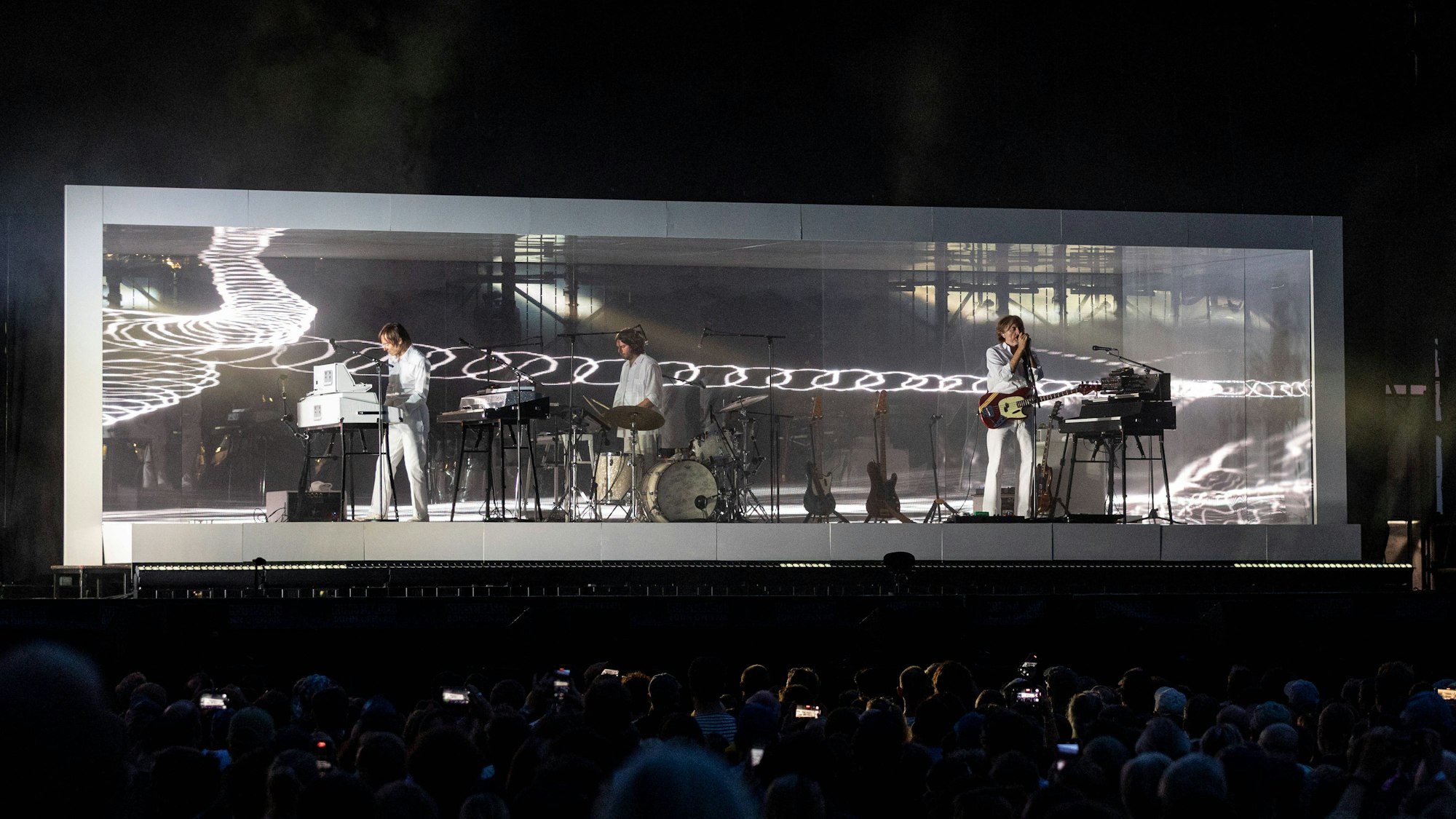 Air beim Konzert auf dem KunstRasen in Bonn.