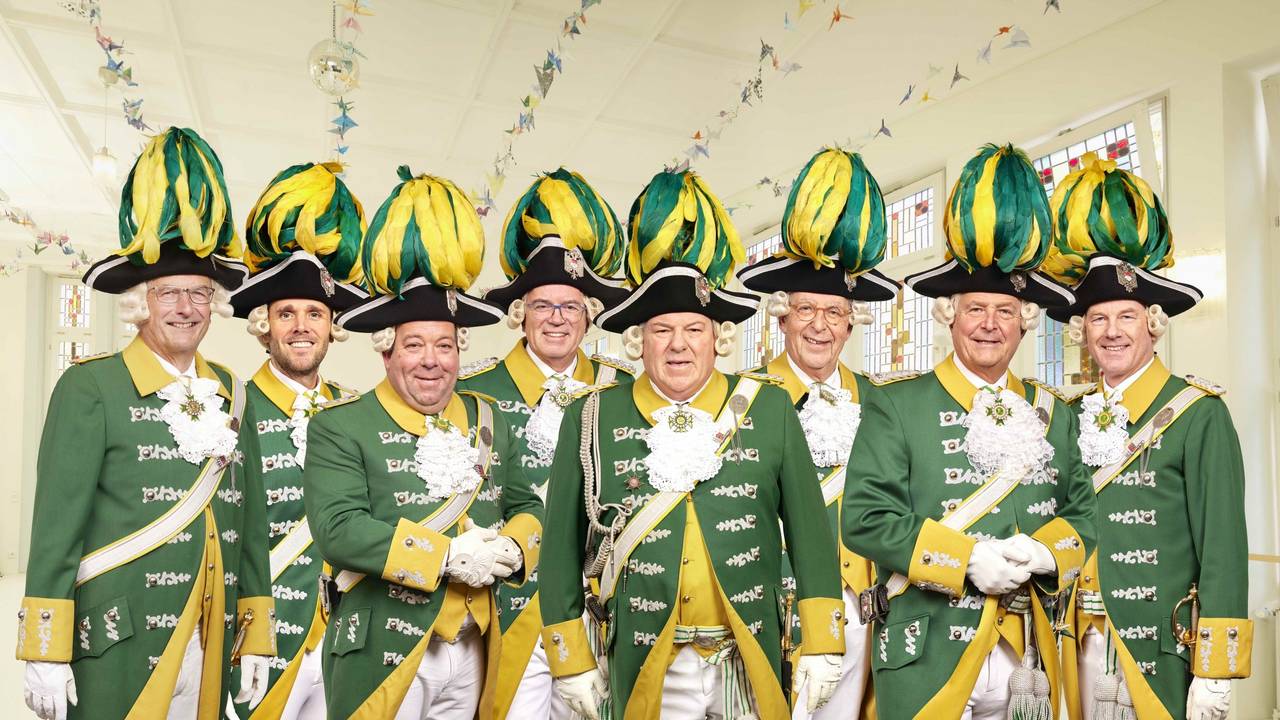 Der Senatsvorstand der EhrenGarde Köln.