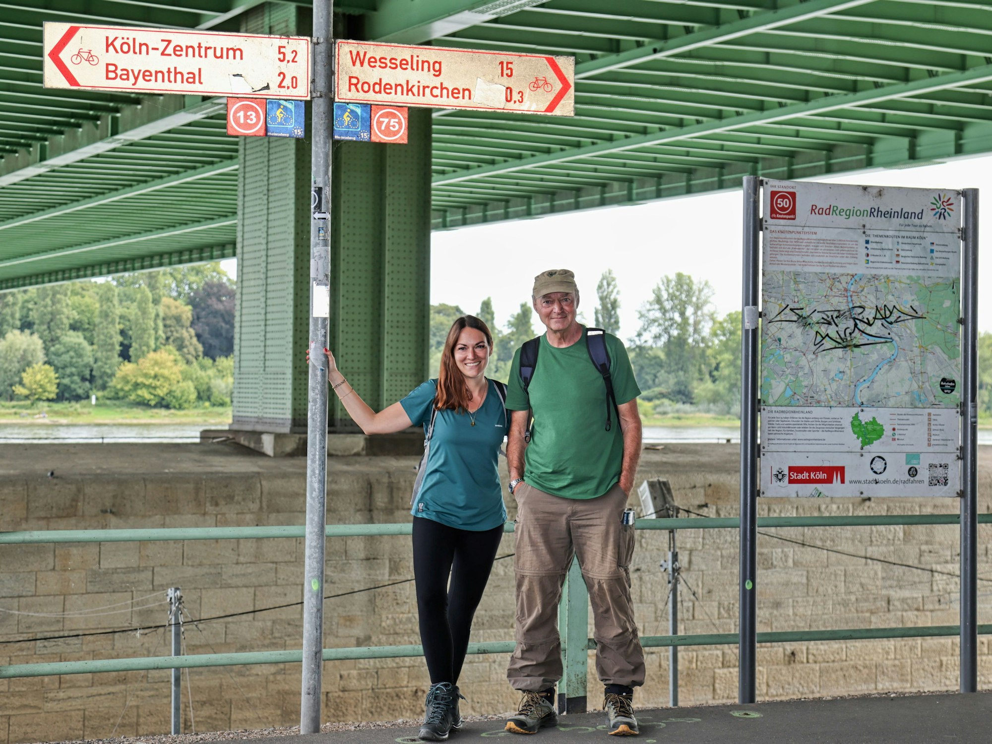 Rebecca und Gerhard Schindler in Rodenkirchen.