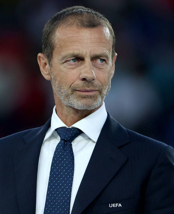 Aleksander Ceferin beim EM-Finale 2025 der Frauen