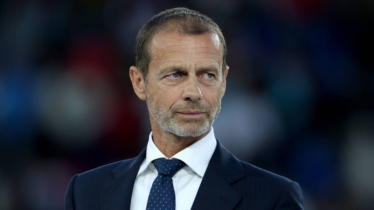 Aleksander Ceferin beim EM-Finale 2025 der Frauen