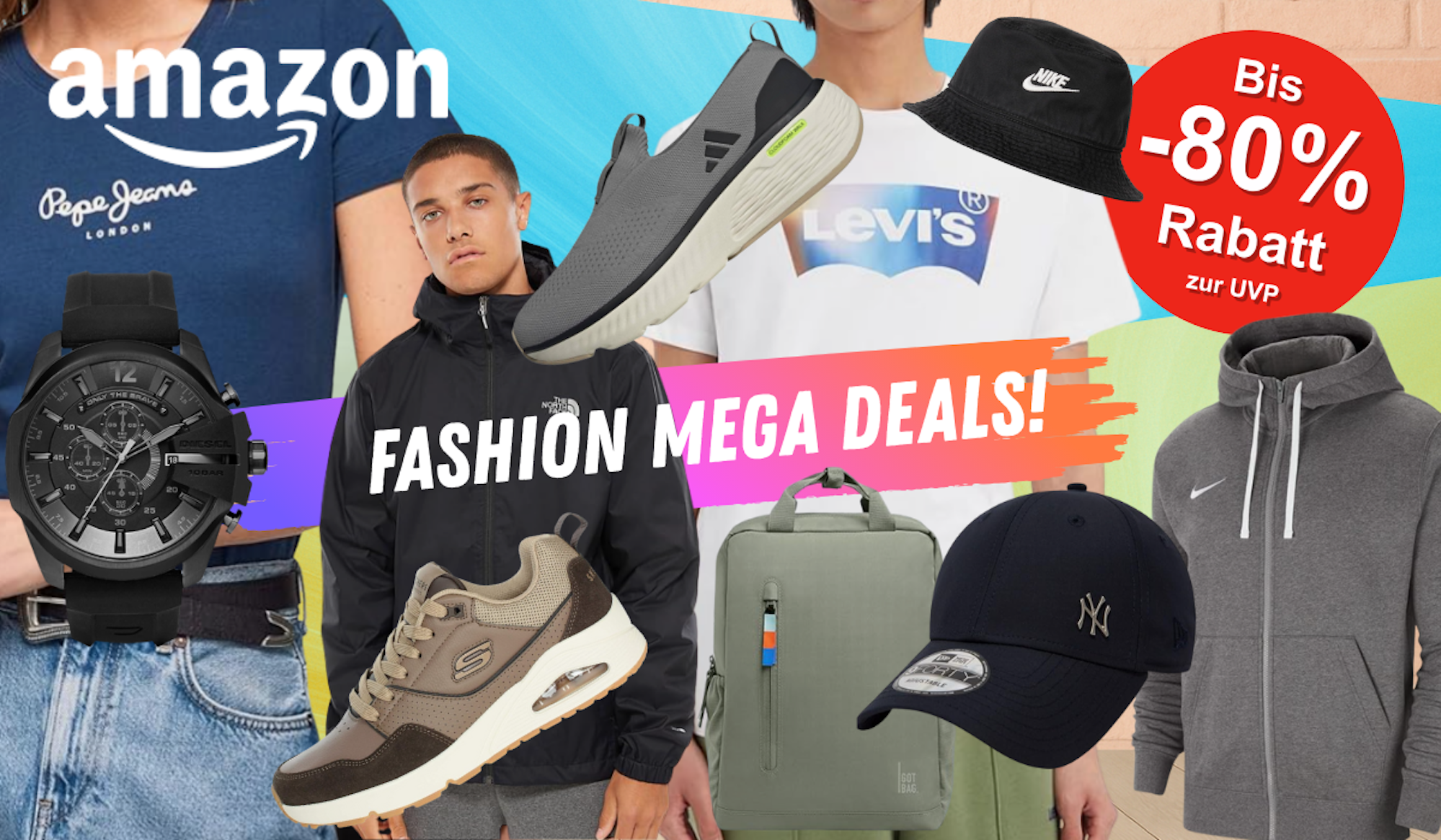 Auf dem Bild sind diverse Fashion Utensilien unterschiedlicher Marken zu sehen.