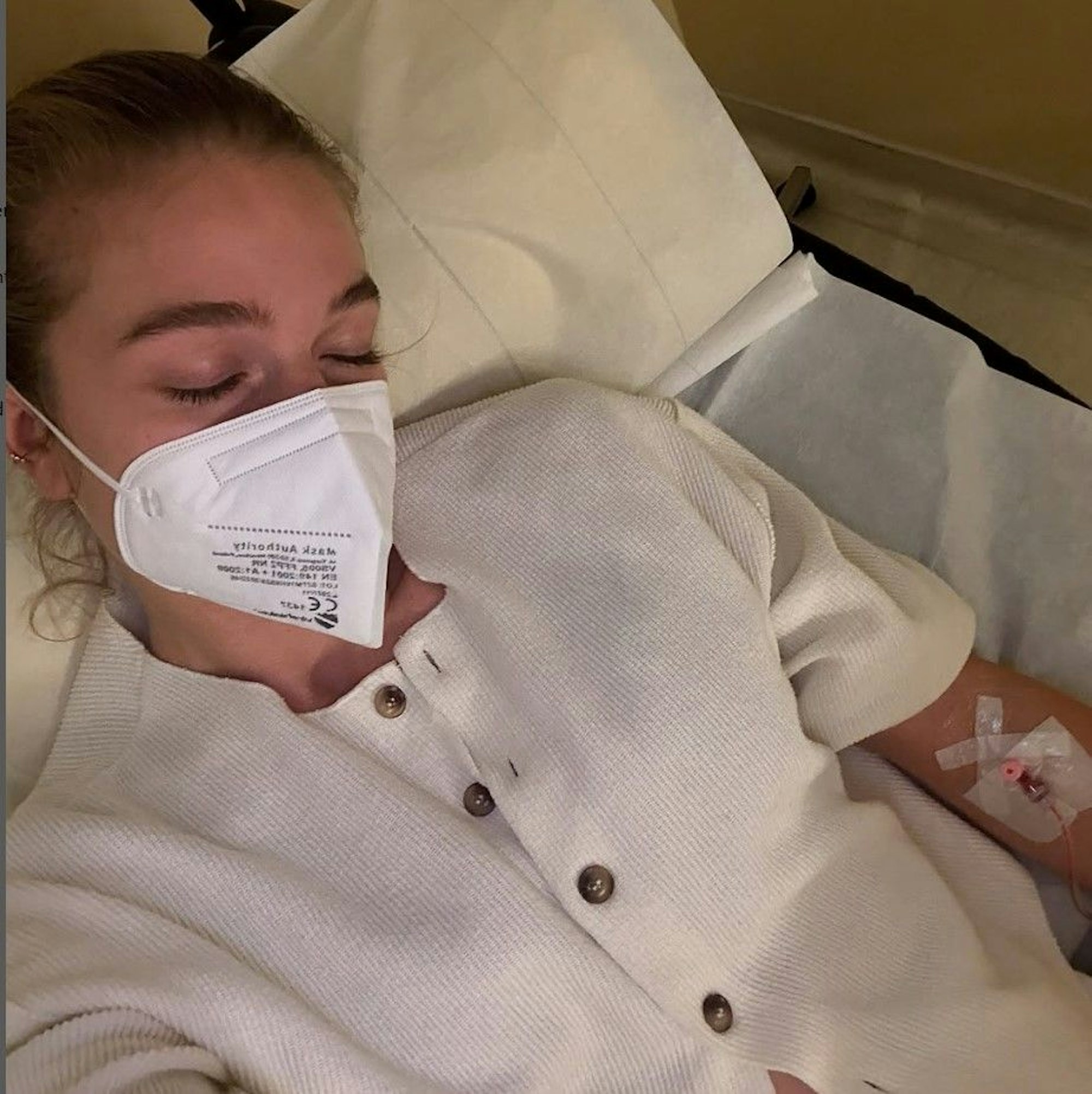 Moderatorin Lola Weippert postet ein Foto und Video aus der Klinik.
