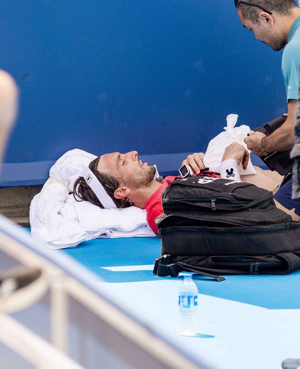 Arthur Rinderknech kollabierte während eines Tennis-Matches in Cincinatti und wurde umgehend behandelt.