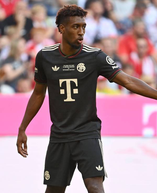 Kingsley Coman im Testspiel gegen Tottenham Hotspur am 7. August 2025.