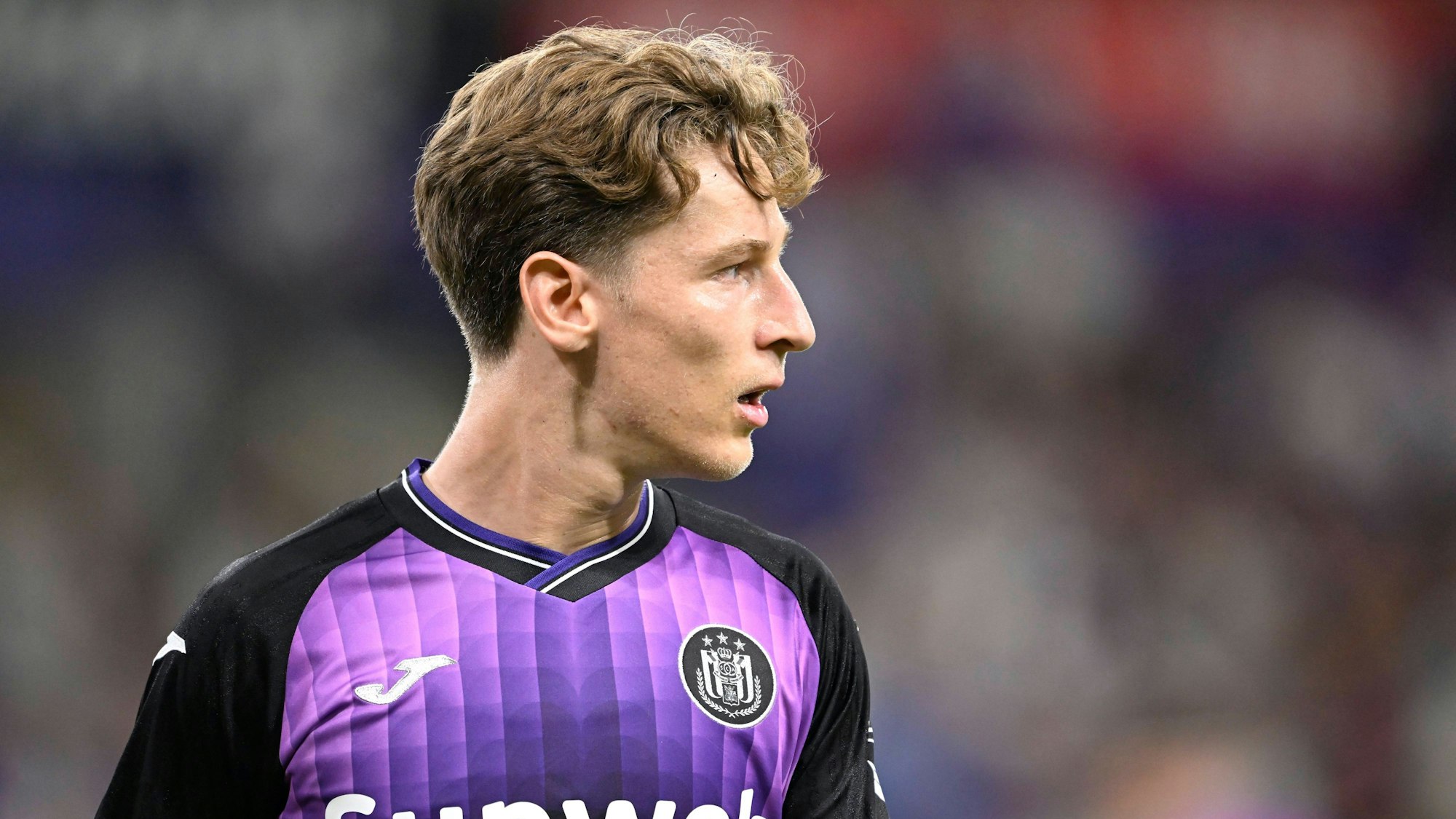 Yari Verschaeren bei einem Spiel von RSC Anderlecht.