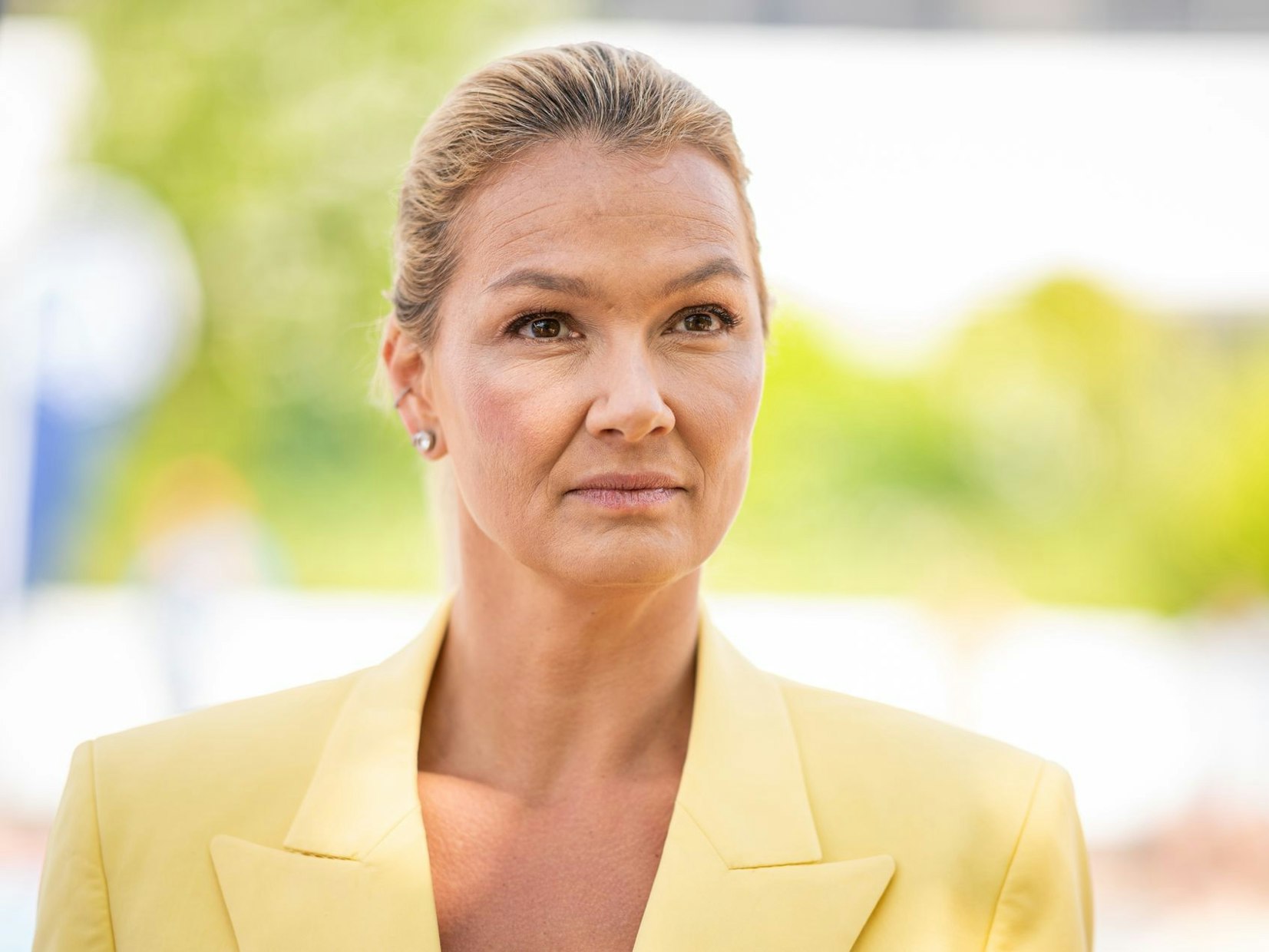 Die ehemalige Ausnahmeschwimmerin Franziska van Almsick kämpft bis heute mit einer Essstörung. (Archivbild)