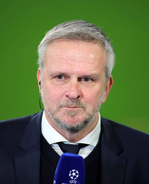 Hamann beim Champions-League-Viertelfinale 2024/25 Bayern München gegen Inter Mailand.