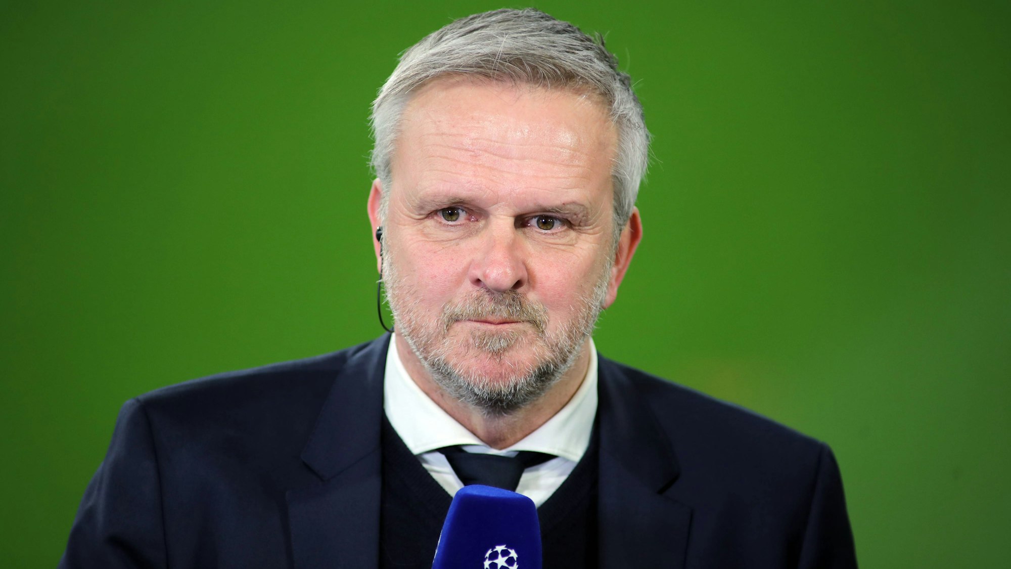Hamann beim Champions-League-Viertelfinale 2024/25 Bayern München gegen Inter Mailand.