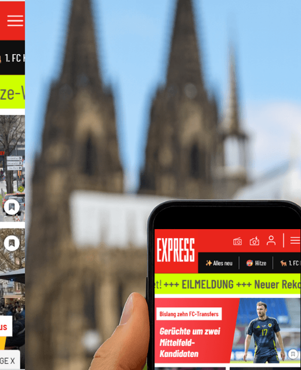 Das neue Layout von EXPRESS.de