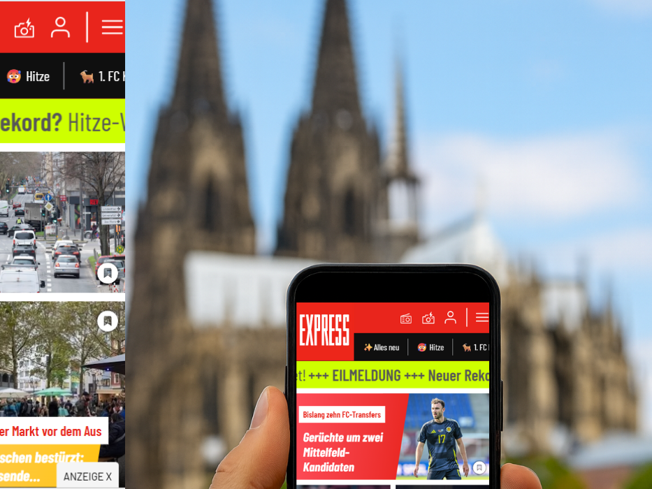 Das neue Layout von EXPRESS.de