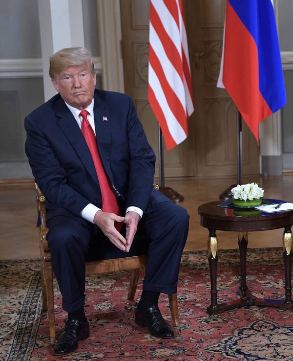 Donald Trump trifft am Freitag auf Wladimir Putin.