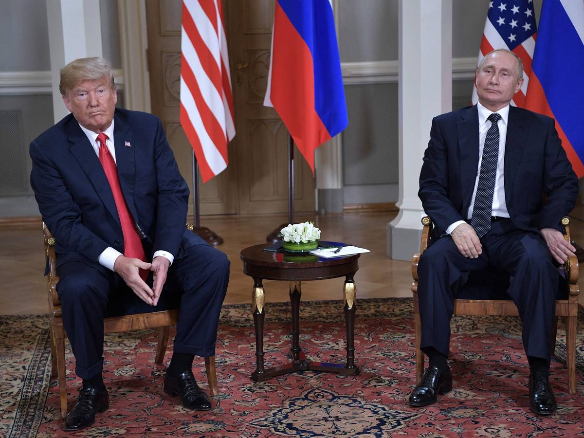 Donald Trump trifft am Freitag auf Wladimir Putin.